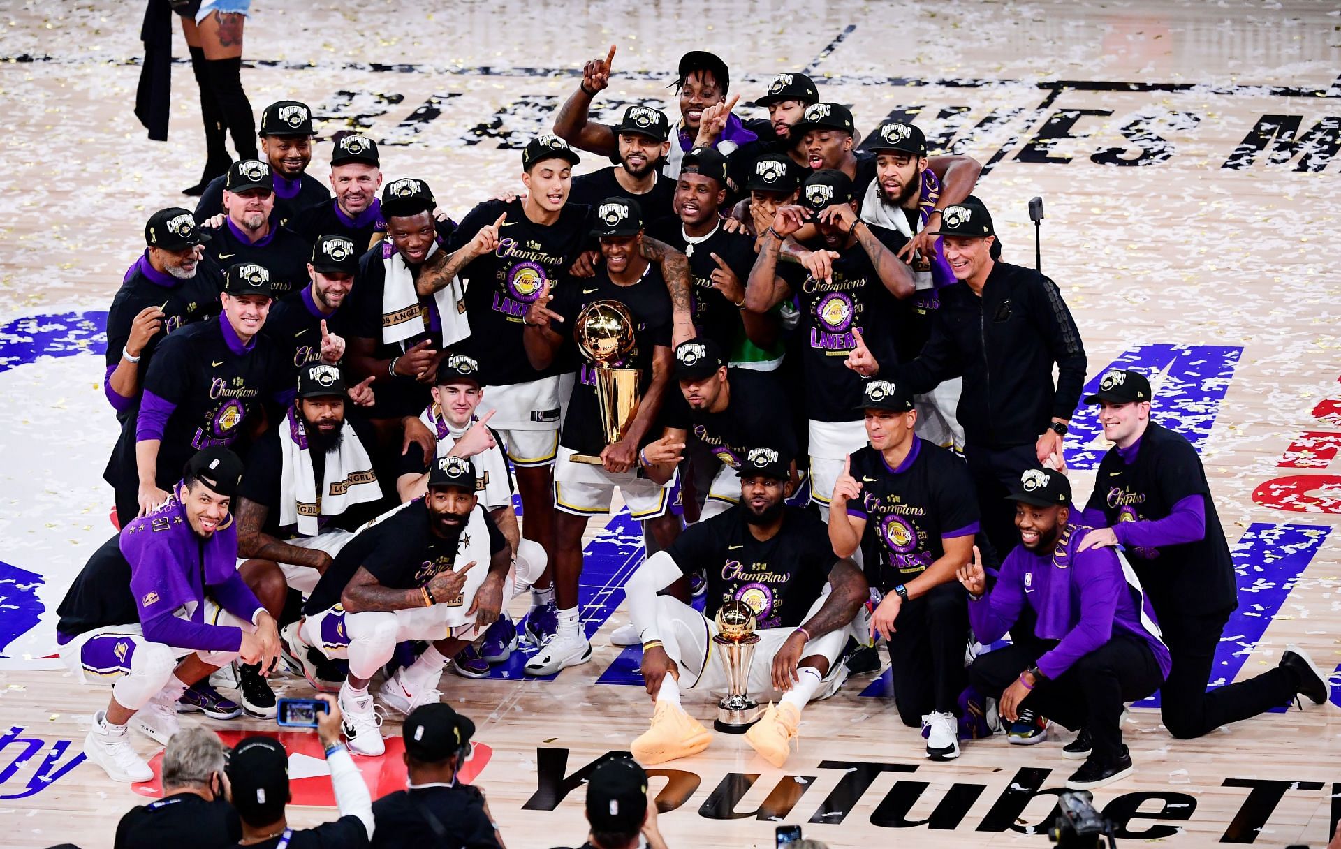 The LA Lakers won the 2020 NBA championship.